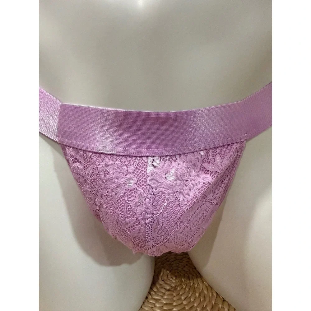 Cosabella Never Say‎ Never Lace Sports Brief Neela Flower Pink Size L